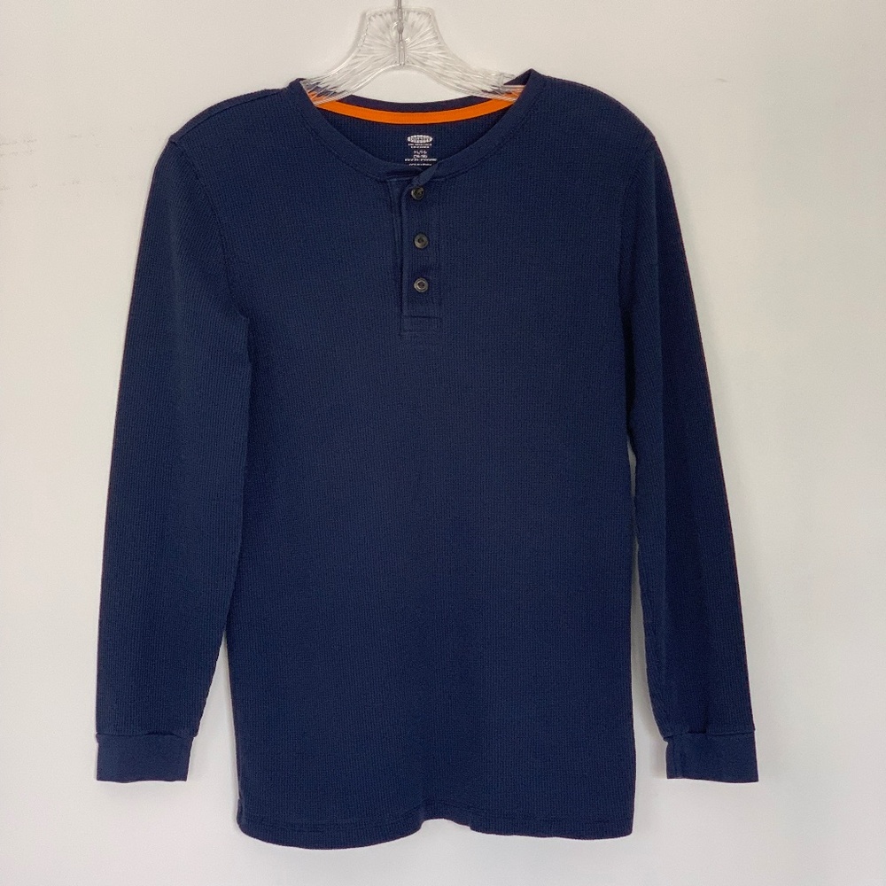 Old Navy Henley Thermal Tee Shirt Boys XL 14-16